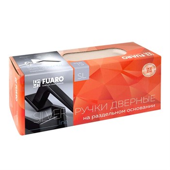 Ручка Fuaro (Фуаро) раздельная K.SL52.NEO (NEO SL) CP/WH-8 хром/белый - фото 125867