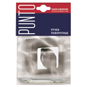 Ручка Punto (Пунто) поворотная BK6.K.QR52 (BK6 QR) GR/CP-23 графит/хром - фото 128675