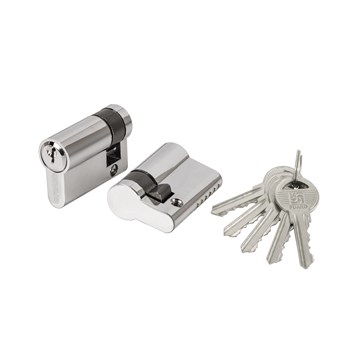 Цилиндровый Fuaro (Фуаро) механизм (100 ZA/45) 1000ZAKey45(5+10+30) CP хром 5Key - фото 129519