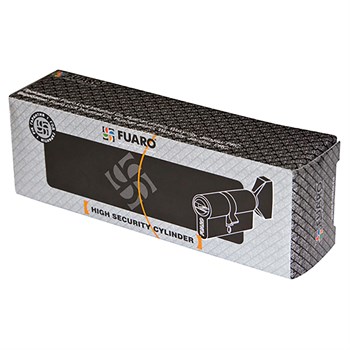 Цилиндровый Fuaro (Фуаро) механизм (100 CM/80) 1000CMKnob80(35+10+35) CP хром 3Key с вертушкой - фото 129584