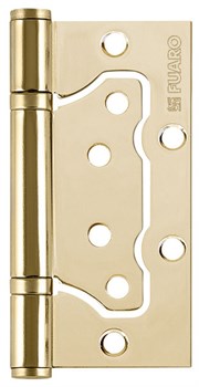 Петля Fuaro (Фуаро) универсальная без врезки IN4500W-BL PB (500-2BB/BL 100x2,5) латунь БЛИСТЕР - фото 132598
