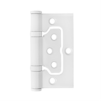 Петля Punto (Пунто) универсальная без врезки IN3200W-HD WH (200-2B/HD 75x2,5) белый - фото 132884