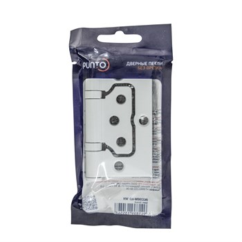 Петля Punto (Пунто) универсальная без врезки IN3200W-HD WH (200-2B/HD 75x2,5) белый - фото 132886
