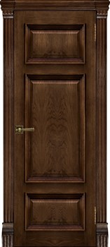 ДВЕРЬ ШПОНИРОВАННАЯ МАДРИД 3 ФИЛЕНКИ,ГЛУХАЯ,ЦВЕТ - БРЕНДИ