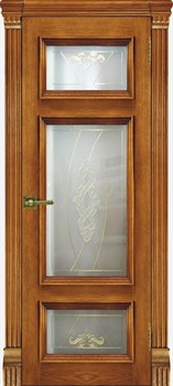 ДВЕРЬ ШПОНИРОВАННАЯ МАДРИД 3 ОСТЕКЛЕННАЯ,ЦЕТ - ДУБ АНТИЧНЫЙ