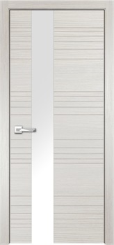 Дверь ПВХ Новелла (Лакобель белый) - фото 37587