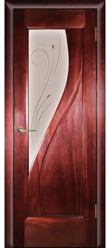 Дверь шпонированная Даяна остекленая - фото 38326