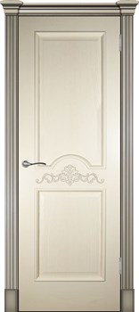 Дверь шпонированная Париж фреза глухая - фото 38366