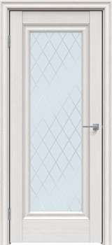 Межкомнатная дверь Дуб Серена светло-серый 591 ПО - фото 77699
