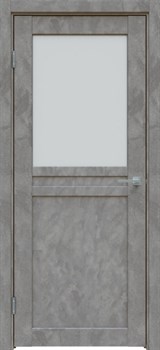 Межкомнатная дверь Бетон темно-серый 504 ПО - фото 77897