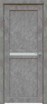 Межкомнатная дверь Бетон темно-серый 507 ПО - фото 77900