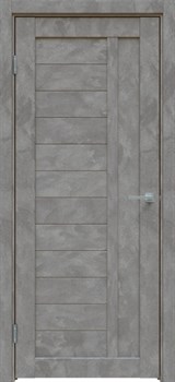 Межкомнатная дверь Бетон темно-серый 508 ПГ - фото 77901