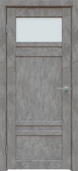 Межкомнатная дверь Бетон темно-серый 520 ПО - фото 77913
