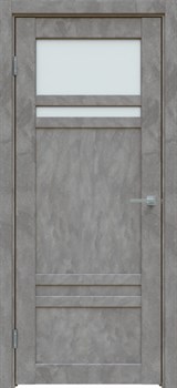 Межкомнатная дверь Бетон темно-серый 521 ПО - фото 77914