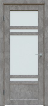 Межкомнатная дверь Бетон темно-серый 523 ПО - фото 77916