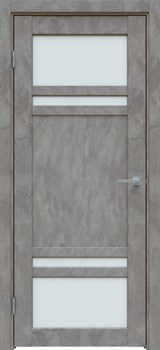 Межкомнатная дверь Бетон темно-серый 528 ПО - фото 77921