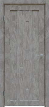 Межкомнатная дверь Бетон темно-серый 536 ПГ - фото 77929