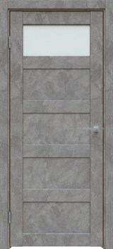 Межкомнатная дверь Бетон темно-серый 540 ПО - фото 77933