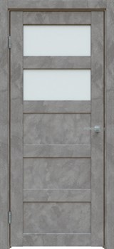 Межкомнатная дверь Бетон темно-серый 541 ПО - фото 77934