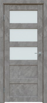 Межкомнатная дверь Бетон темно-серый 542 ПО - фото 77935