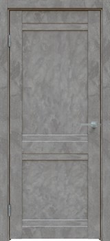 Межкомнатная дверь Бетон темно-серый 557 ПГ - фото 77950