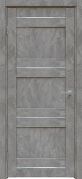 Межкомнатная дверь Бетон темно-серый 560 ПГ - фото 77953
