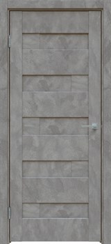 Межкомнатная дверь Бетон темно-серый 567 ПГ - фото 77960