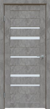 Межкомнатная дверь Бетон темно-серый 582 ПО - фото 77972