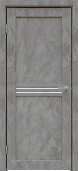 Межкомнатная дверь Бетон темно-серый 601 ПО - фото 77975