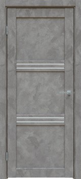Межкомнатная дверь Бетон темно-серый 602 ПО - фото 77976