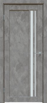 Межкомнатная дверь Бетон темно-серый 608 ПО - фото 77982