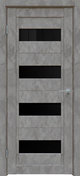 Межкомнатная дверь Бетон темно-серый 614 ПО - фото 77988