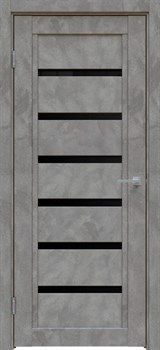 Межкомнатная дверь Бетон темно-серый 618 ПО - фото 77992