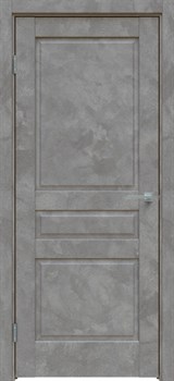 Межкомнатная дверь Бетон темно-серый 632 ПГ - фото 77994