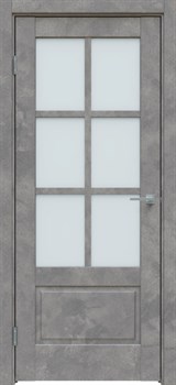 Межкомнатная дверь Бетон темно-серый 640 ПО - фото 78001
