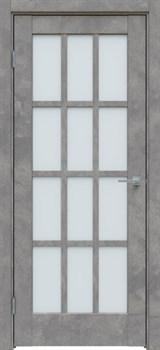 Межкомнатная дверь Бетон темно-серый 642 ПО - фото 78003