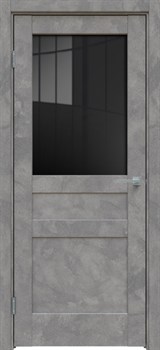Межкомнатная дверь Бетон темно-серый 644 ПО - фото 78004