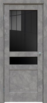 Межкомнатная дверь Бетон темно-серый 645 ПО - фото 78005