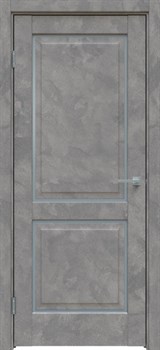Межкомнатная дверь Бетон темно-серый 652 ПО - фото 78011