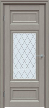 Межкомнатная дверь Дуб Серена каменно-серый 589 ПО - фото 78098