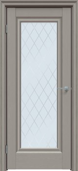 Межкомнатная дверь Дуб Серена каменно-серый 591 ПО - фото 78100