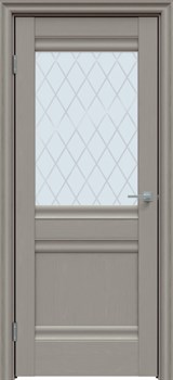 Межкомнатная дверь Дуб Серена каменно-серый 593 ПО - фото 78102