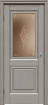 Межкомнатная дверь Дуб Серена каменно-серый 621 ПО - фото 78125