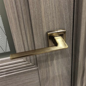 Ручка Punto (Пунто) раздельная K.QL52.BLADE (BLADE QL) ABG-6 зеленая бронза - фото 81115