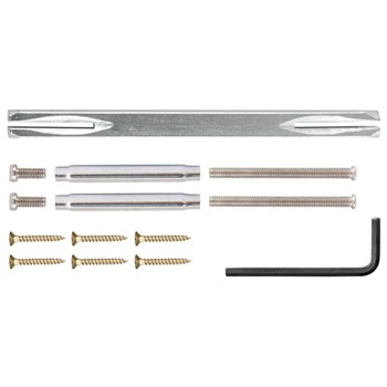 Ручка Punto (Пунто) раздельная R.TL54.LOGICA (LOGICA TL) 140mm SN/CP-3 матовый никель/хром - фото 81295