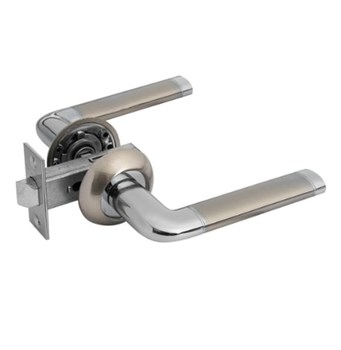 Комплект ручек Punto (Пунто) с защелкой без запирания SET45/A REX TL/HD AB-6 зеленая бронза - фото 81507