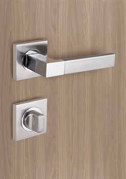 Ручка Fuaro (Фуаро) раздельная K.KM52.ETHNO (ETHNO KM) SN/CP-3 матовый никель/хром - фото 81706