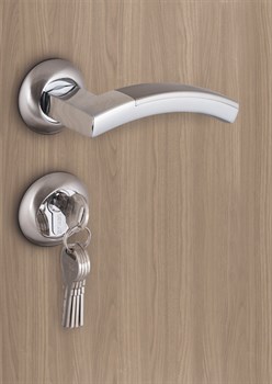 Ручка Fuaro (Фуаро) раздельная R.RM54.ACCORD (ACCORD RM) SN/CP-3 матовый никель/хром - фото 81728