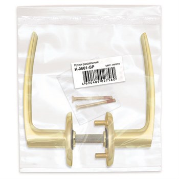 Ручки Fuaro (Фуаро) раздельные H-0661-GP (золото) - фото 81994