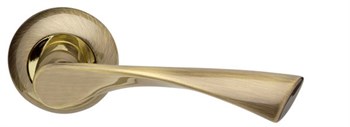 Ручка Armadillo (Армадилло) раздельная Corona LD23-1AB/GP-7 бронза/золото - фото 82202